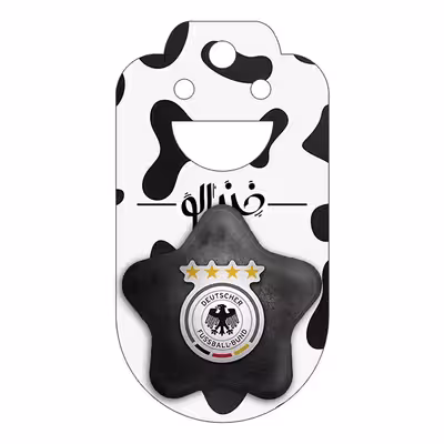 پیکسل خندالو طرح تیم ملی آلمان مدل ستاره ای کد 2129