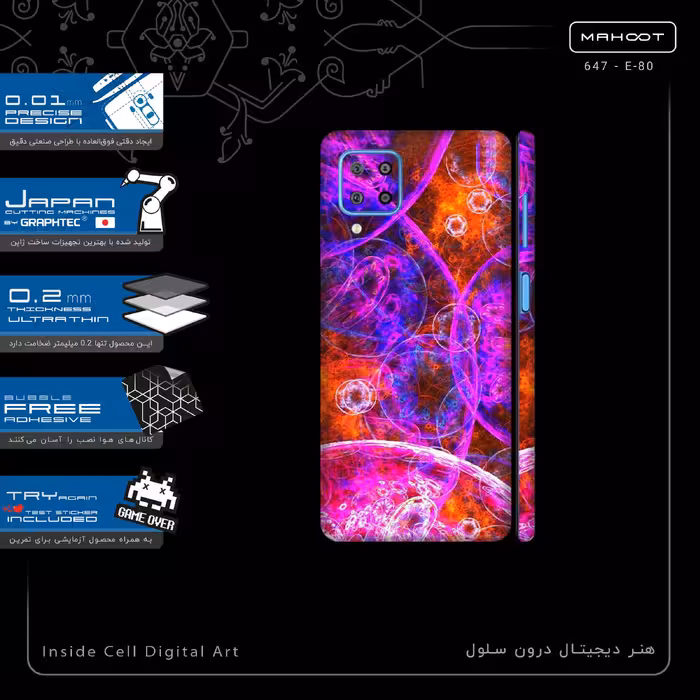 برچسب پوششی ماهوت مدل Inside Cell Digital Art-FullSkin مناسب برای گوشی موبایل سامسونگ Galaxy F22