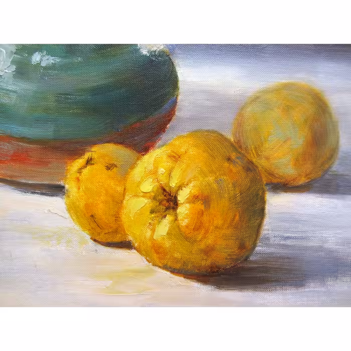 تابلو نقاشی رنگ روغن طرح طبیعت بی جان کد 0507