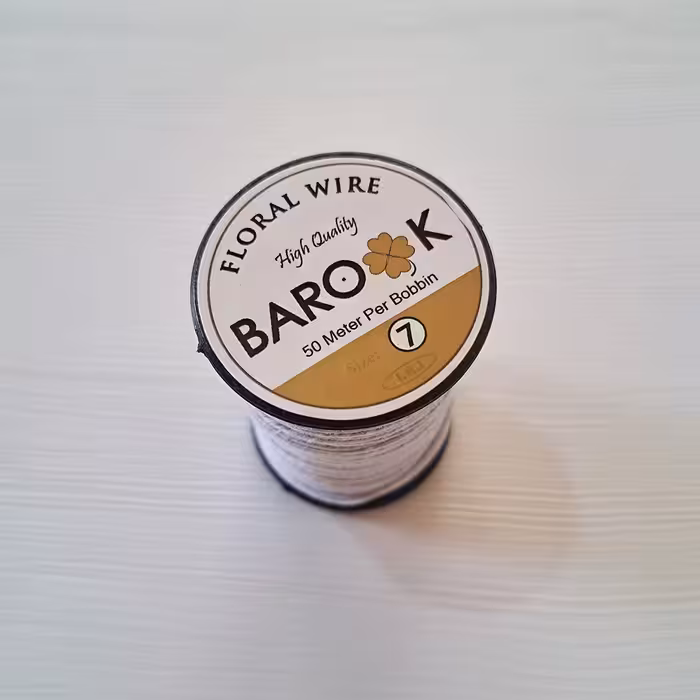 سیم گل سازی باروک مدل روکش دار شماره 7
