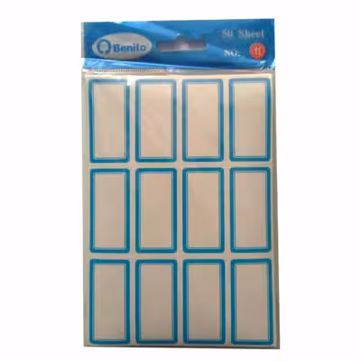 برچسب بنیتو مدل 12T بسته 50 عددی