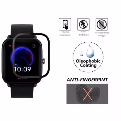محافظ صفحه نمایش تراستکتور مدل PMTA-Glass مناسب برای ساعت هوشمند آمازفیت Bip U Pro