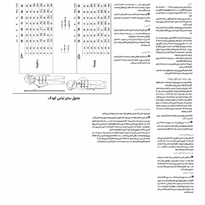 الگو خیاطی بلوز و شومیز کودک بوردا کیدز کد 9402 سایز 3 تا 8 سال ماه متد مولر