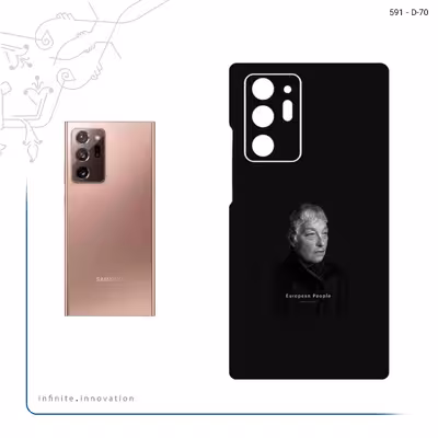 برچسب پوششی ماهوت مدل Portrait of a European Woman مناسب برای گوشی موبایل سامسونگ Galaxy Note 20 Ultra