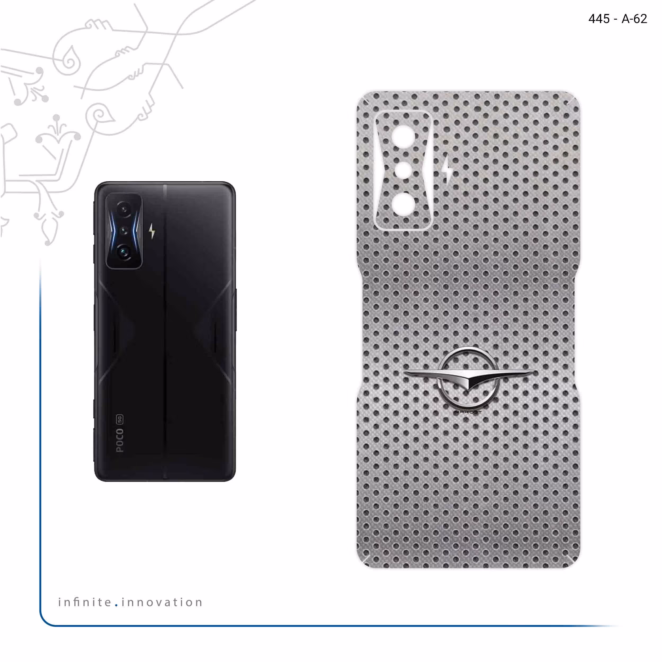 برچسب پوششی ماهوت مدل Haima مناسب برای گوشی موبایل شیائومی Redmi K50 Gaming