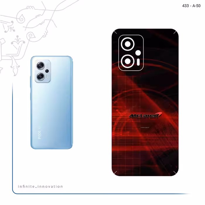 برچسب پوششی ماهوت مدل Mclaren مناسب برای گوشی موبایل شیائومی Poco X4 GT