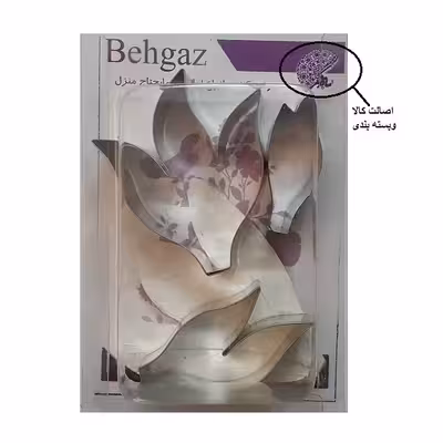 قالب به گز مدل  برگ گل پیونی مجموعه 4 عددی