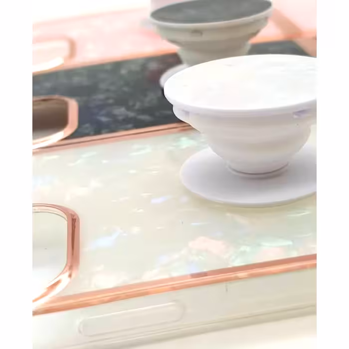 کاور لاین کینگ مدل کریستال یخی مناسب برای گوشی موبایل اپل IPhone 11  به همراه پایه نگهدارنده