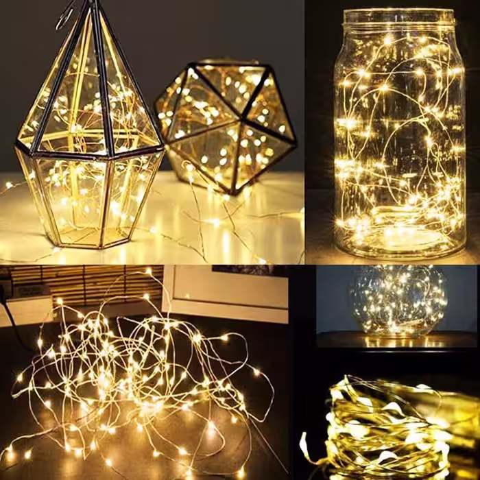 ریسه خورشیدی مدل سولونیکس 100LED طول 12 متر