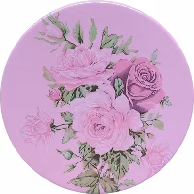 بشقاب دیوارکوب سفالی مدل گل کد 9