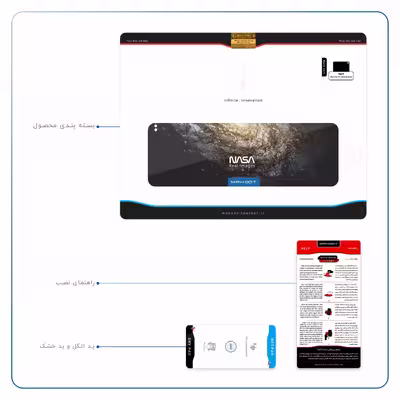 برچسب پوششی ماهوت مدل Universe-by-NASA-1 مناسب برای تبلت اپل iPad Pro 11 (GEN 2) 2020 A2068
