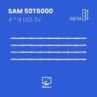 بک لایت تلویزیون سام مدل 50T6000