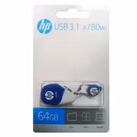 فلش مموری اورجینال 64 گیگابایت USB 3.1 اچ پی مدل HP X780W