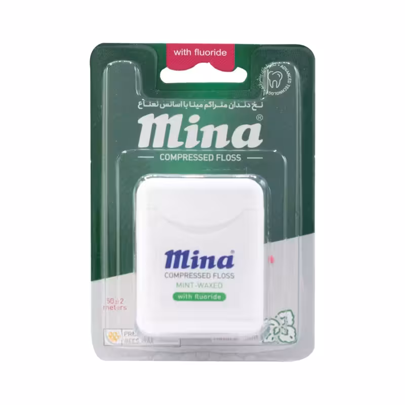 نخ دندان نعناع 50 متری مینا