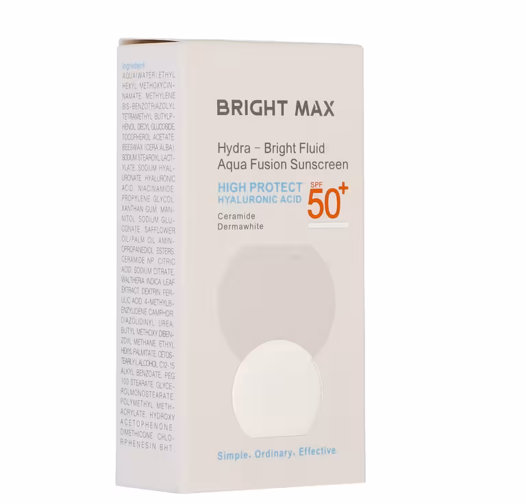 برایت مکس ضدآفتاب آکوا فیوژن فلوئید هیدرا برایت SPF50