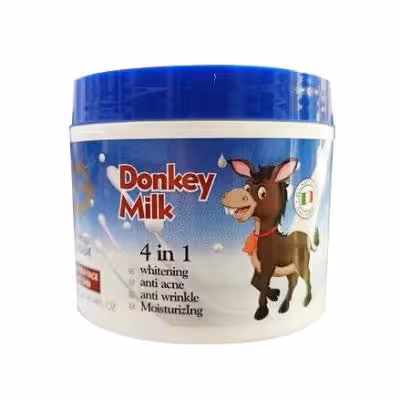 کرم سفید و روشن کننده پوست شیر الاغ Donkey milk حجم 125 میلی لیتر