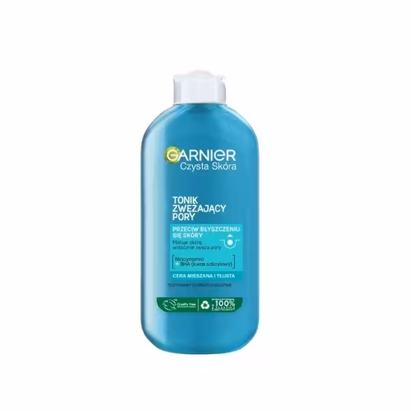 تونر پاک‌کننده و مات‌کننده گارنیر مدل Clean Skin حجم 200 میل