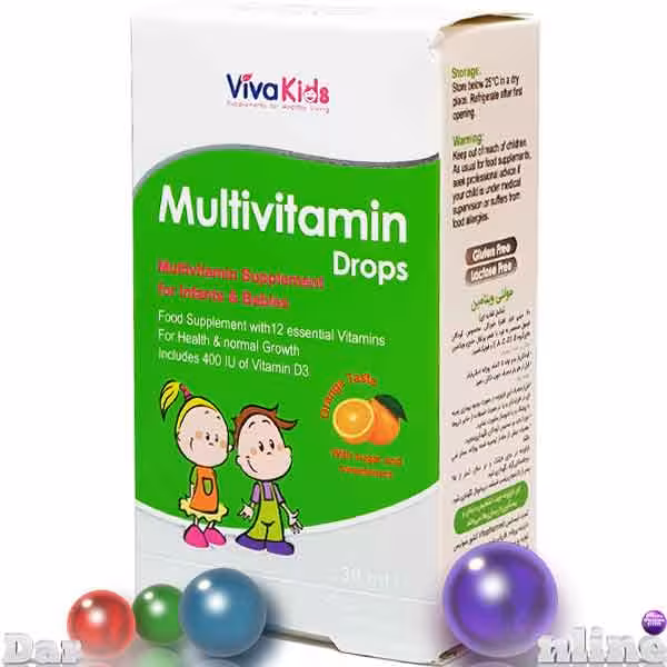 مولتی ویتامین ویواکیدز قطره30م