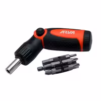 ست پیچ گوشتی تاشو جغجغه ای 14 عددی آروا مدل 4517