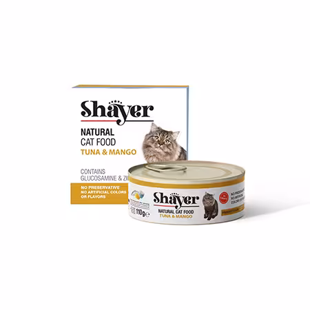 کنسرو گربه طعم تن و انبه