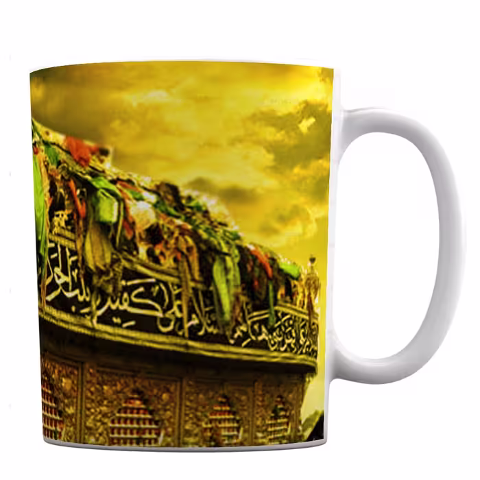 ماگ با عکس ضریح امام حسین کد 298