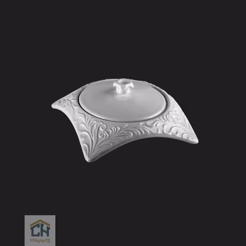 مربا خوری سرامیکی گلدکیش طرح Royal مدل GK153801