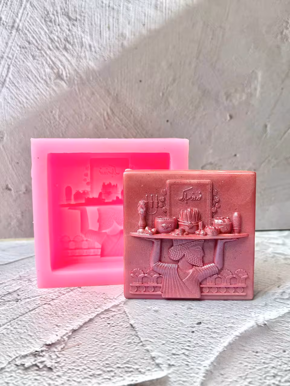 قالب سیلیکونی کتیبه نوروز طرح هخامنش