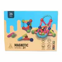 ساختنی مگنت مغناطیسی 36 تکه مدل Magnetic Sticks کد 3630