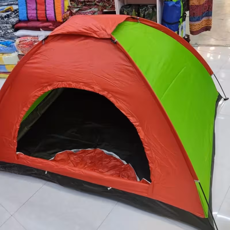 چادر 2 نفره عصایی یا میله ای (یک نفر خواب) مخصوص کوهنوردی و یا مسافرت ( ضد آب )