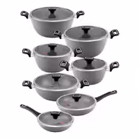 سرویس قابلمه 14 پارچه فورج با دستگیره باکالیت