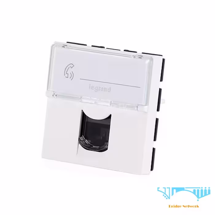 کیستون شبکه لگراند CAT6A UTP دو ماژول پهن Keystone Legrand CAT6A UTP network two broad modules