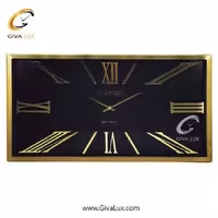 ساعت دیواری اورجینال آرتمیس آلیاژ فلزی طلایی| کد رفرنس 12742، مدل: 2027GoldBlack