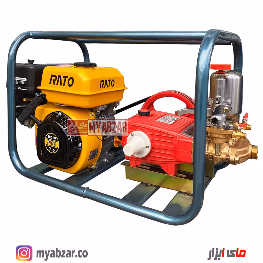 سمپاش زنبه ای راتو 7 اسب با پمپ 45 بار وولی تایوان