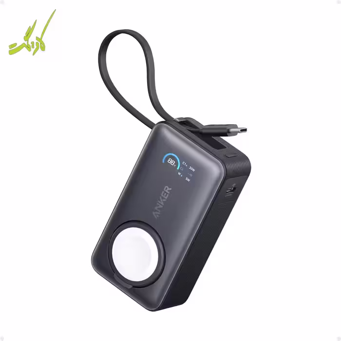 پاوربانک انکر Anker MagGo 10K A1657 با قابلیت شارژ اپل واچ