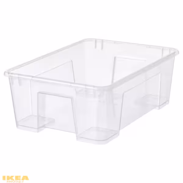 جعبه شفاف 11 لیتر مدل SAMLA | برند ایکیا | ارسال 15 الی 20 روز کاری