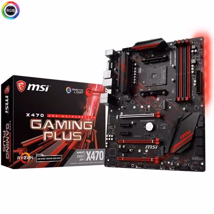 مادربورد ام اس آی مدل  X470 GAMING PLUS MAX