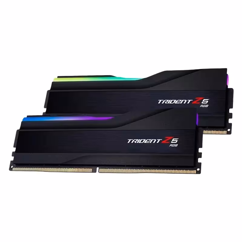رم دسکتاپ DDR5 دو کاناله 6400 مگاهرتز جی اسکیل مدل TRIDENT Z5 RGB ظرفیت 128 گیگابایت CL36