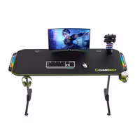 قیمت میز گیمینگ گیم مکس مدل D140 Carbon RGB