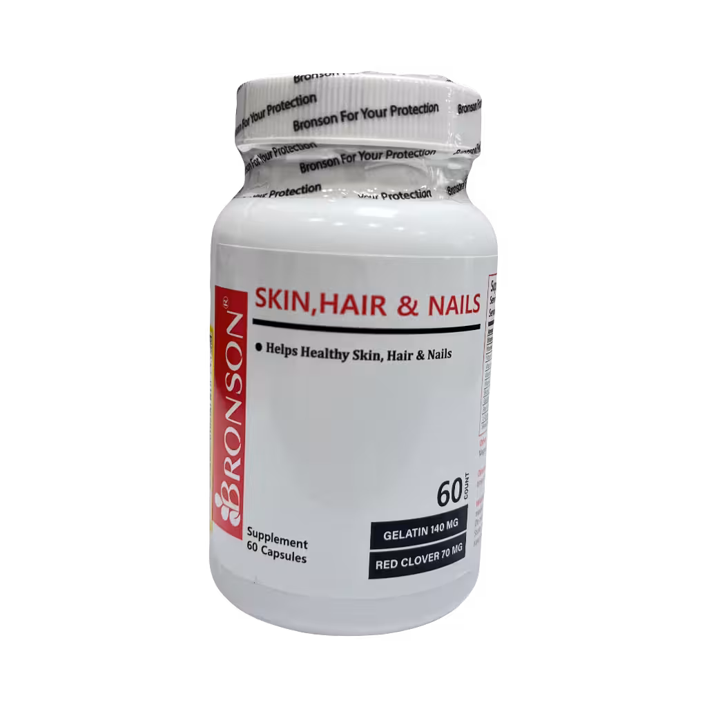 Skin Hair and Nails  Bronson  هیر اسکین اند نیلز برونسون 60 عددی