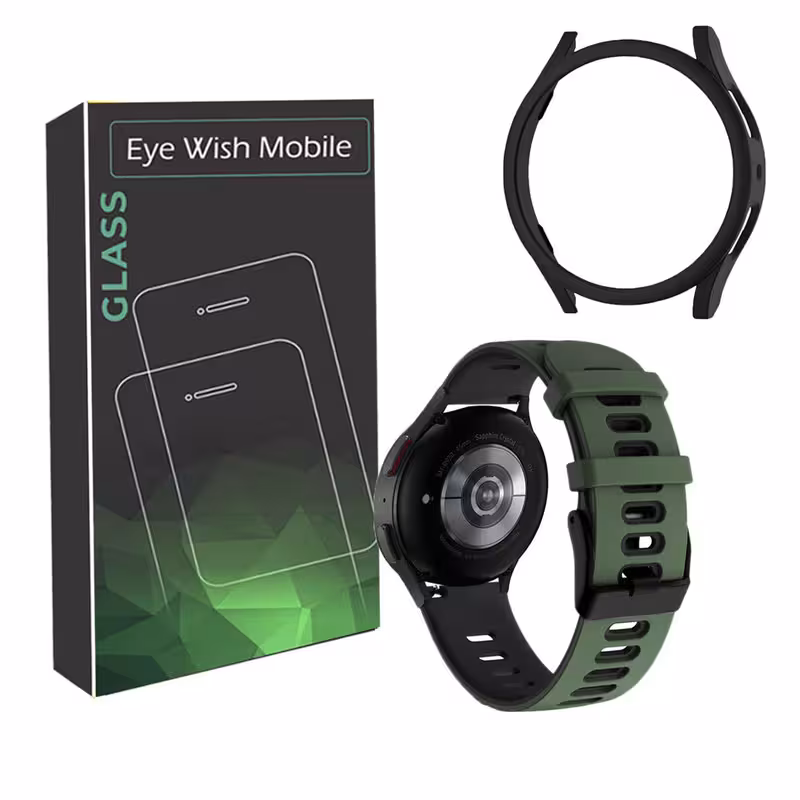 بند آی ویش مدل HIKE مناسب برای ساعت هوشمند سامسونگ GALAXY WATCH 6 44 MM به همراه کاور