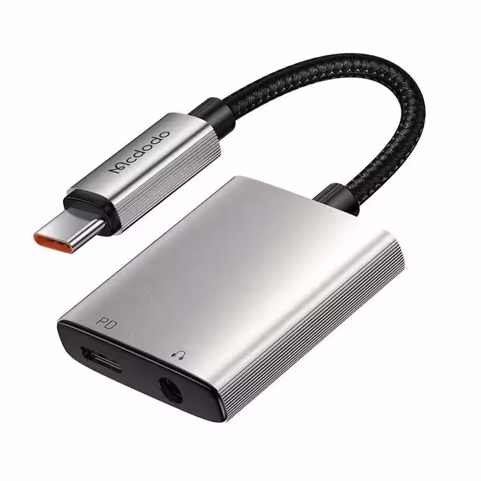 مبدل USB-C به USB-C/AUX مک دودو مدل CA-505