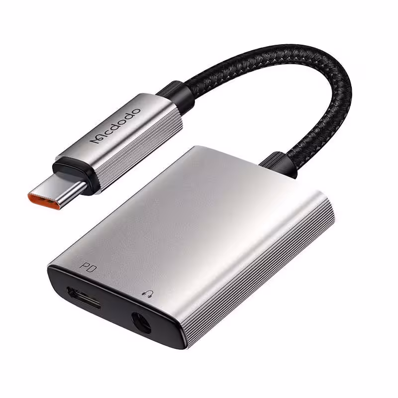 مبدل USB-C به USB-C/AUX مک دودو مدل CA-505