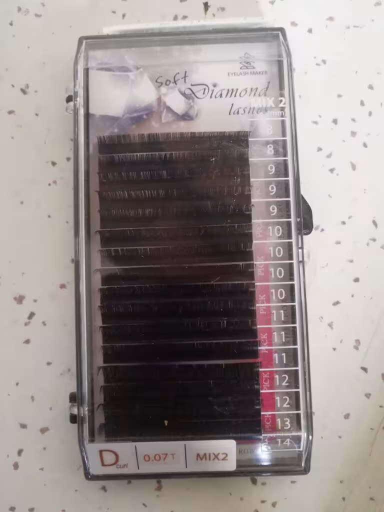 پالت مژه والیوم میکس دیاموند لش فر D