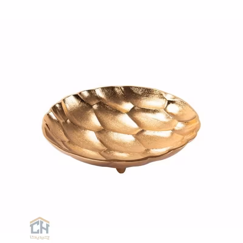 میوه خوری گرد آلومینیوم طلایی گلدکیش مدل GK817337-1