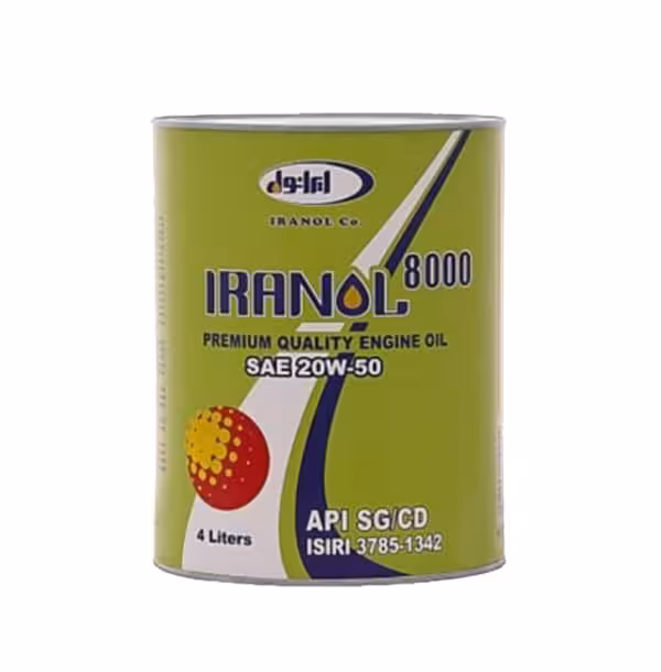 روغن موتور ایرانول 8000 4 لیتری