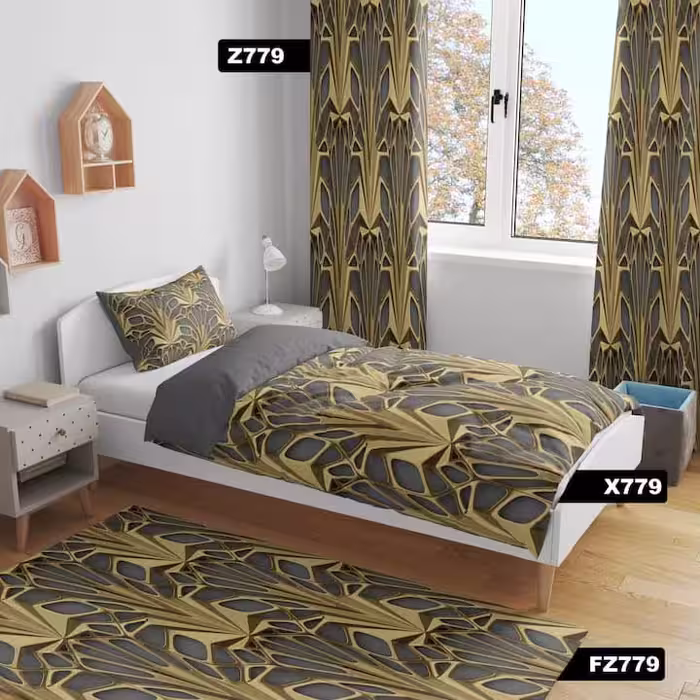 روتختی طرح برگ طلایی کد 779