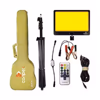 چراغ کمپینگ دو رنگ کانپکس مدل FR-19 COB RF با سه پایه