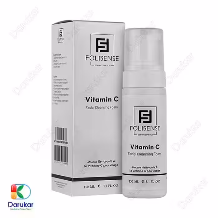فوم شستشوی صورت ویتامین سی فولی سنس 150 میلی لیتر