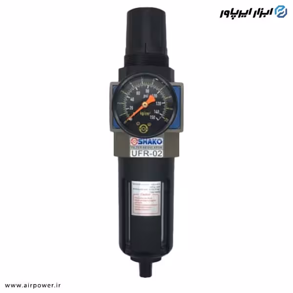 فیلتر رگلاتور هوا شاکو تایوان 1/4 اینچ مدل UFR-02