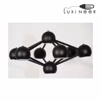 لوستر مدرن اویز مولکولی  هشت شعله آقای نور مدل EA-8